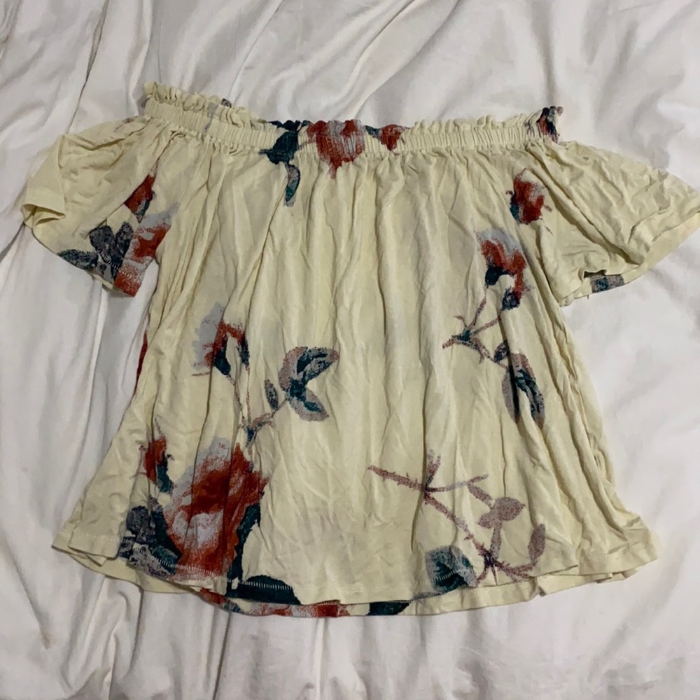 Wilfred floral off the shoulder top
